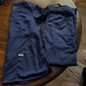 Greys anatomy navy scrub set